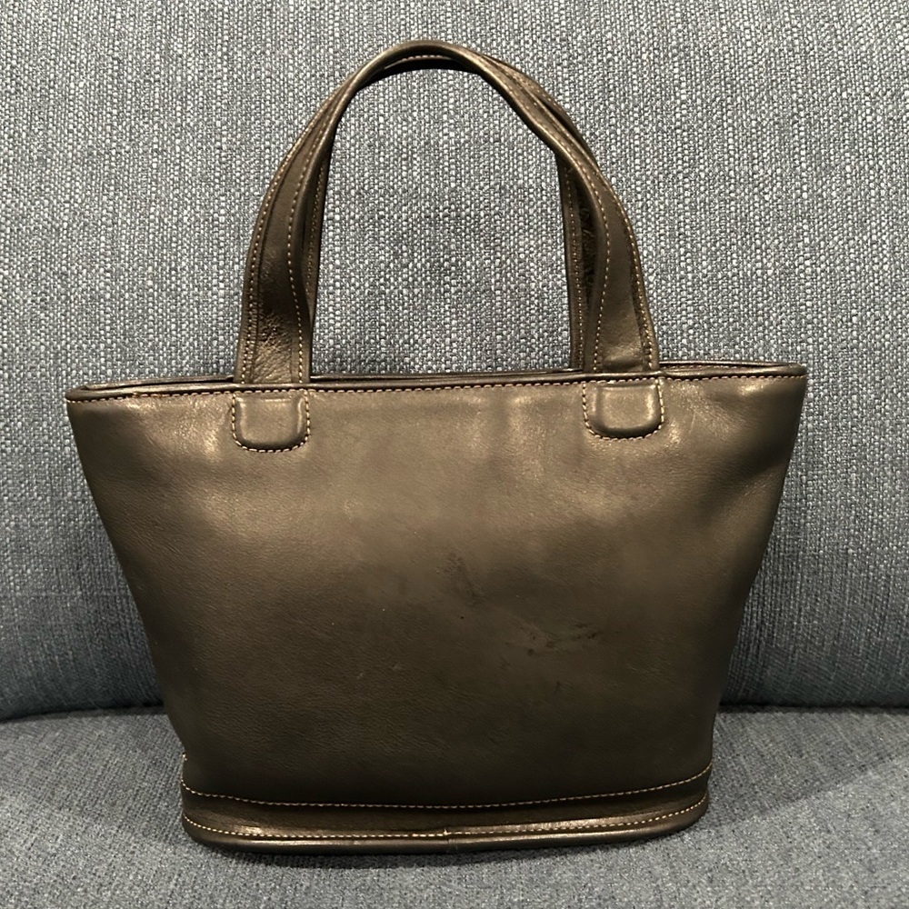 Vintage Coach Bleecker Small Basket Satchel